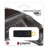 Kingston DataTraveler Exodia USB Flash Drive Single Pack USB 3.2 Gen 1 - 128GB | DTX/128GB | - CompuMe